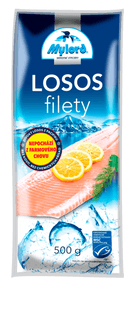 Filety s kůží z divokého lososa